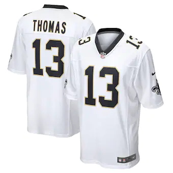 mens nike michael thomas white new orleans saints team game